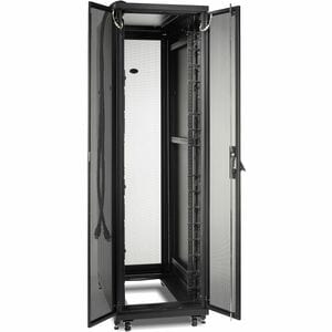 NETSHELTER SV 42U 600MMX1060MM ENCL WITH SIDES BLACK CUST PAYS FRT