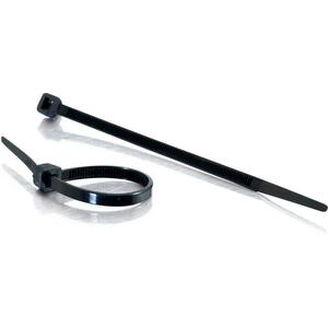 100PK 11.5IN CABLE TIES BLACK 