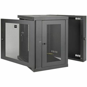 12U WALL MOUNT RACK ENCLOSURE SERVER CABINET HINGED WALLMOUNT