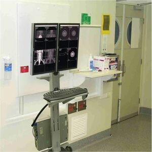 Ergotron Neo-Flex Computerwagen - 20,87 kg Kapazität - 4 Rollen - Aluminium, Plastik, Pulverbeschichteter Stahl - Grau - 5