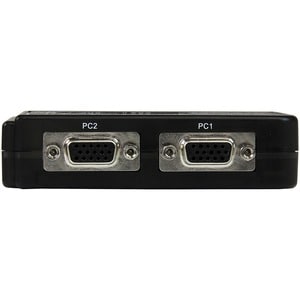 StarTech.com Kit commutateur KVM USB VGA à 2 ports avec audio et câbles - Switch KVM - Noir - 2 Ordinateur(s) - VGA - 2048
