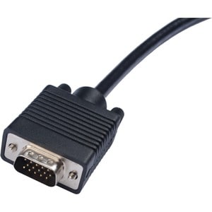 Cable vidéo V7 V7E2VGA-02M-BLK - 2 m VGA - pour Moniteur, PC, HDTV, Projecteur, Appareil vidéo - 2e bout: 1 x 15-pin HD-15