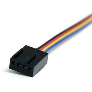 StarTech.com Câble d'extension d'alimentation pour ventilateur 4 broches 30 cm - M/F - Pour Ventilateur - Molex / Molex - 
