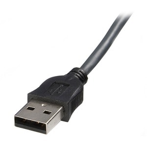 StarTech.com Câble KVM ultrafin 2 en 1 USB VGA - 3 m - 2e bout: 1 x 4-pin USB Type A - Male, 1 x 15-pin HD-15 - Male - Noir