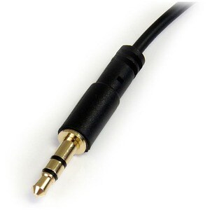 StarTech.com 30cm 3,5mm Klinke Audiokabel rechts gewinkelt - Stecker/Stecker - Cable for Audiogerät, iPhone, iPod, iPad - 