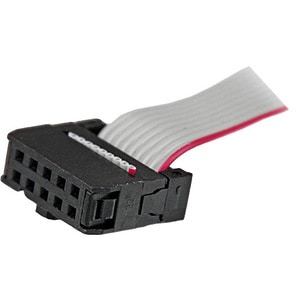 StarTech.com 9-pin seriell Stecker auf 10-pin Mainboard Header LP Slotblech - Grau
