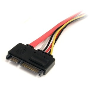 StarTech.com SATA Verlängerung 30cm - 22pin Kombikabel Stecker / Buchse - Cable for Festplatte, Hauptplatine, Backplane - 