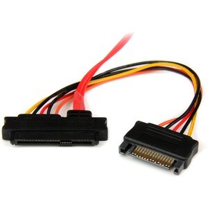 StarTech.com Internes Serial-Attached SCSI Mini SAS Kabel 50cm - SF-8087 auf 4x SFF-8482 - Cable for Festplatte - Rot