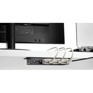 StarTech.com 4 Port USB auf Seriell RS232 Adapter Hub - Industriell DIN-Schienen/ Wandmontagefähig - USB - PC, Mac, Linux 