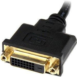 StarTech.com HDMI®-auf-DVI-D Videoadapterkabel 20cm - HDMI-Stecker auf DVI-Buchse - Cable for Videogerät, Monitor, Noteboo