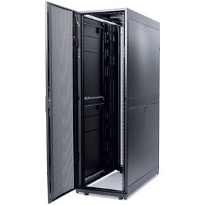 NETSHELTER SX 42U/600MM/1200MM ENCL ROOF SIDES BLK CUST PAYS FRT