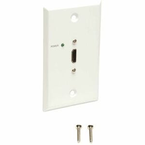 HDMI CAT5/CAT6 PASSIVE EXTENDER WALLPLATE RECEIVER 100FT RANGE