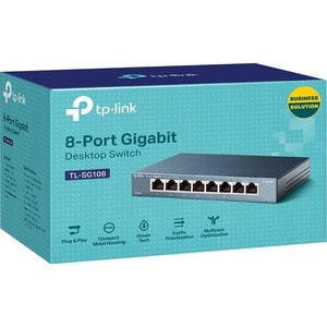 8PORT GIGABIT DESKTOP SWITCH STEEL DESIGN DESKTOP/WALL-MOUNTING