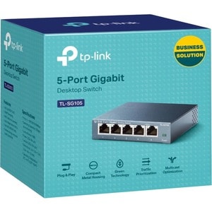 5PORT GIGABIT DESKTOP SWITCH STEEL DESIGN DESKTOP/WALL-MOUNTING