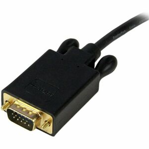 StarTech.com Adaptateur DisplayPort vers VGA - Câble Display Port Mâle VGA Mâle 1920x1200 - Noir 1,8m - 2e bout: 1 x 15-pi