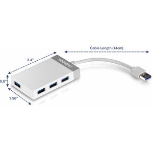 4-PORT HIGH SPEED USB 3.0 MINI HUB