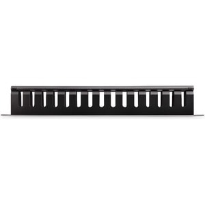 StarTech.com 1 HE 19" Rangierpanel / Kabelordner Kabelmanagement mit Abdeckung - Kabelmanagement-Panel - 1U Rack Height x 