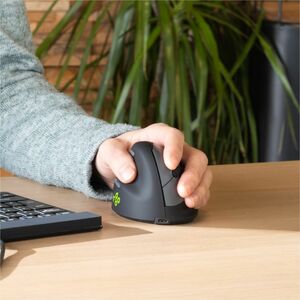 R-Go Tools HE Mouse Ergonomische Maus R-Go HE Break mit Pausensoftware, mittel (Handlänge 165-185mm), Linkshänder, Bluetoo
