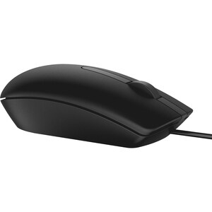 Dell MS116 Maus - USB - Optisch - 2 Taste(n) - Schwarz - Kabel - 1000 dpi Auflösung - Scroll-Rad