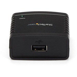 StarTech.com 10/100 Mbit/s Ethernet auf USB 2.0 Netzwerk LPR Printserver - USB Druckserver / Print Server mit Auto-sensing