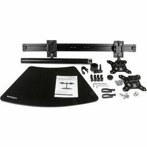 StarTech.com Dual-Monitorhalter - Monitor Halterung für zwei Displays - Bildschirmgröße: Bis zu 61 cm (24 Zoll) - 16 kg Tr
