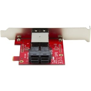 StarTech.com Mini-SAS Adapter - Dual SFF-8643 auf SFF-8644 - Voll und Low-Profile Slotblech - 12Gbit/s