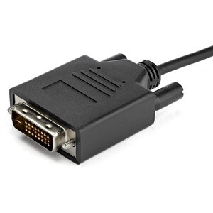 StarTech.com 1m USB-C auf DVI Adapterkabel - 1920x1200 - Schwarz - Cable for Projektor, Monitor, Workstation, Videogerät, 