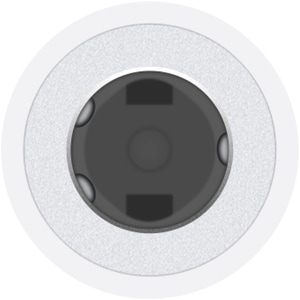 Câble audio Apple Mini-phone/Propriétaire - pour iPhone, iPad, iPod - 1 - 2e bout: 1 x Mini-phone Audio - Female - Blanc