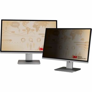 Filtre de confidentialité pour écran 3M Anti-éblouissement Noir, Mat - Pour 61 cm (24") Écran large LCD Moniteur - 16:10 -