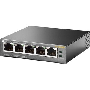 TP-Link JetStream TL-SG1005P 5 Anschlüsse Ethernet-Switch - Gigabit-Ethernet - 10/100/1000Base-T - 2 Unterstützte Netzwerk