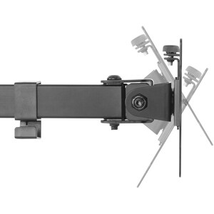 V7 DS2FSD-2E Höhenverstellbar Monitorständer - Bildschirmgröße: 33 cm (13 Zoll) bis 81,3 cm (32 Zoll) - 8 kg Tragfähigkeit