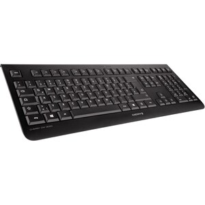 CHERRY DW 3000 - USB LPK Wireless RF 2.48 GHz Keyboard - 104 Key - English (US) - Black - USB Wireless RF Mouse - Optical 