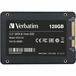 Verbatim Vi550 S3 SSD 128GB, 128 GB, 2.5", 520 MB/s, 6 Gbit/s