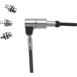 Câble de verrouillage Dicota Universal Pour Ordinateur Portable, Projecteur, Moniteur, Imprimante - 2 m - Fermeture à clé 