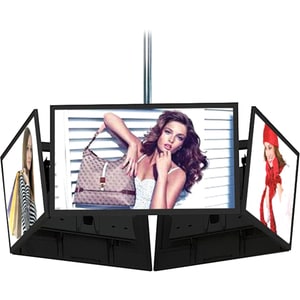 Unicol Deckenhalterung für Flachbildschirm - 5 Unterstützte(r) Display(s) - max. 40 kg Traglast
