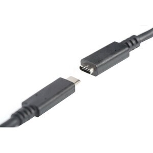 Digitus USB Type-C Verlängerungskabel, Type-C - C. Kabellänge: 2 m. Anschluss 1: USB C, Anschluss 2: USB C, USB-Version: U