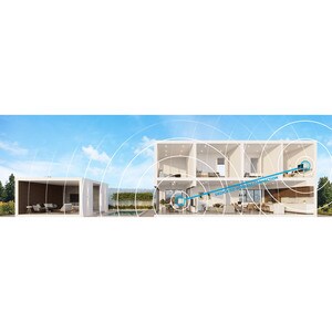 Netgear Orbi RBK852 Wi-Fi 5 IEEE 802.11ac Ethernet Drahtlos Router - 2,40 GHz ISM-Band - 5 GHz UNII-Band - 8 x Antenne(8 x