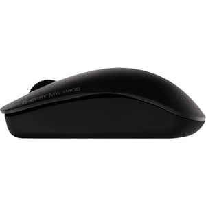 CHERRY MW 2400 Maus - Funkfrequenz - USB 2.0 - Optisch - 3 Taste(n) - Schwarz - 10 - Kabellos - 2,40 GHz - 1200 dpi Auflös