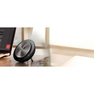 Jabra Speak 750 UC, Universal, Black, Silver, 30 m, 70 dB, 0.9 m, Touch