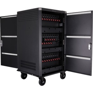 V7 CHGCT30-1E Laptop/Tablet-Ladewagen - Schiebegriff Griff - 4 Rollen - 127 mm Rollengröße - Kalt gewalzter Stahl - 599,9 