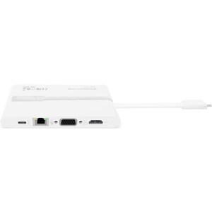 Dicota USB-Typ C Docking Station für Notebook - 4 x USB-Anschlüsse - 2 x USB 2.0 - 2 x USB 3.0 - USB Typ C - Netzwerk (RJ-