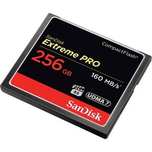 Carte compactflash SanDisk Extreme PRO - 256 Go - 160 Mo/s en Lecture - 140 Mo/sSpaceen Écriture