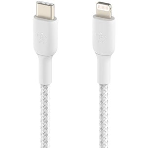 Belkin BoostCharge 1,01 m Lightning/USB-C Datentransferkabel - Cable for iPhone, iPad, iPad Pro, iPad mini - MFI - Weiß