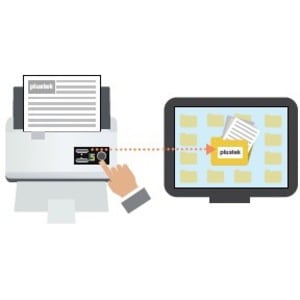 Plustek SmartOffice PN30U Einzugsscanner - 600 dpi Optische Auflösung - 48-bit Farbtiefe - 16-bit Graustufen - USB