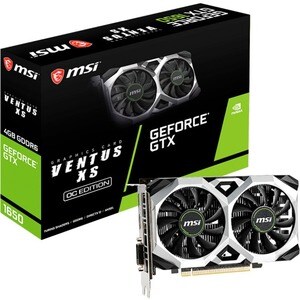 GF GTX 1650 VENTUS XS OC 4GB GDDR6 DUAL FAN 1620MHZ