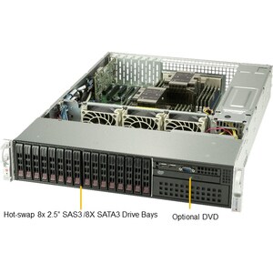 Supermicro SuperServer 2029P-C1RT Server-Barebone-System - 2U Rackmount - Socket P LGA-3647 - 2 x Prozessor-Support - Inte