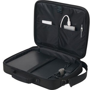 Sacoche de transport Dicota Eco pour 38,1 cm (15") à 43,9 cm (17,3") Ordinateur Portable - Noir - 300D polyéthylène téréph