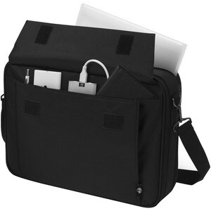 Dicota Eco Tasche für 35,6 cm (14 Zoll) bis 39,6 cm (15,6 Zoll) Notebook - Schwarz - 300D Polyethylene Terephthalate (PET)