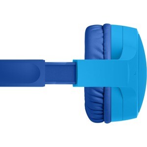 Belkin SOUNDFORM Mini Kabel/Kabellos Auf den Ohren, Kopfbügel, Über das Ohr Stereo Headset - Blau - Binaural - Geschlossen