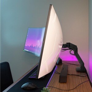 HX Monitor Arm mit HeavyDuty-Gelenk in Schwarz, Monitorhalterung / Displayhalterung für Tischmontage  mit patentierter CF-